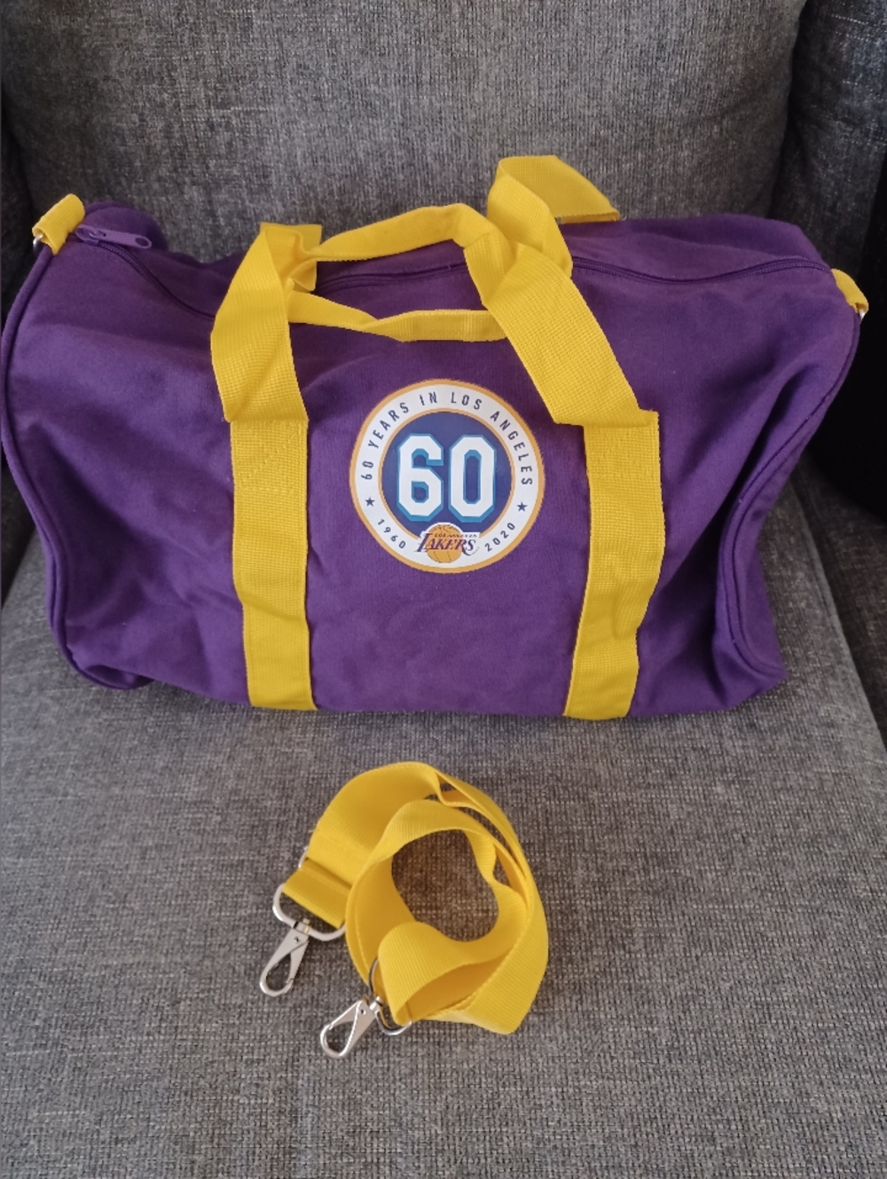 Lakers 60th Anniversary Duffle bag